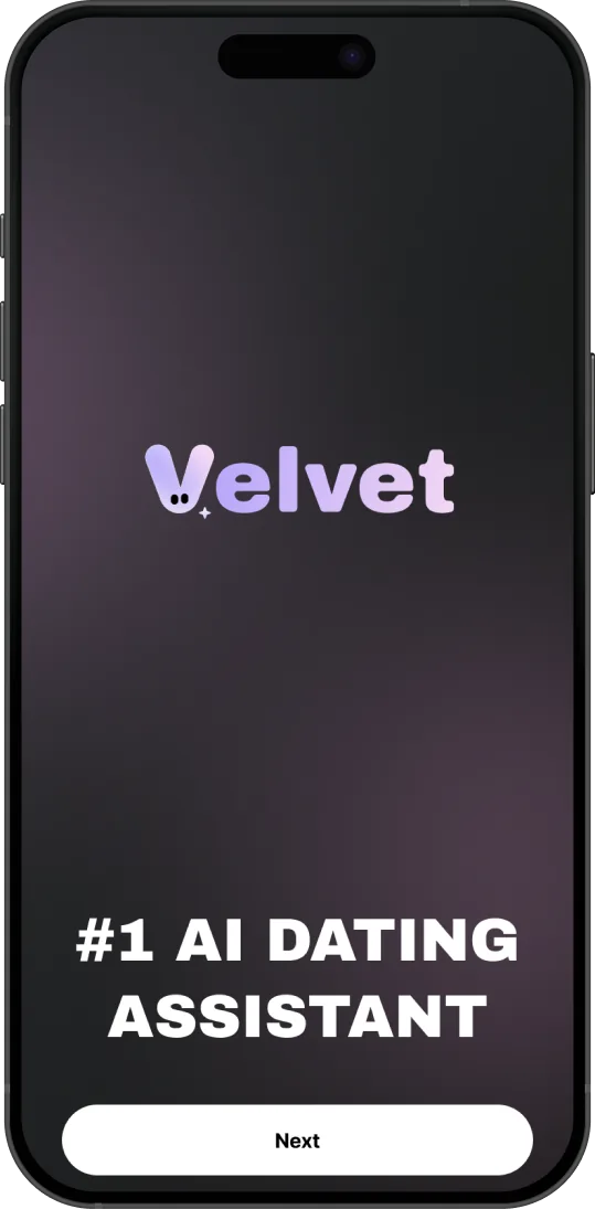 Velvet app on iPhone