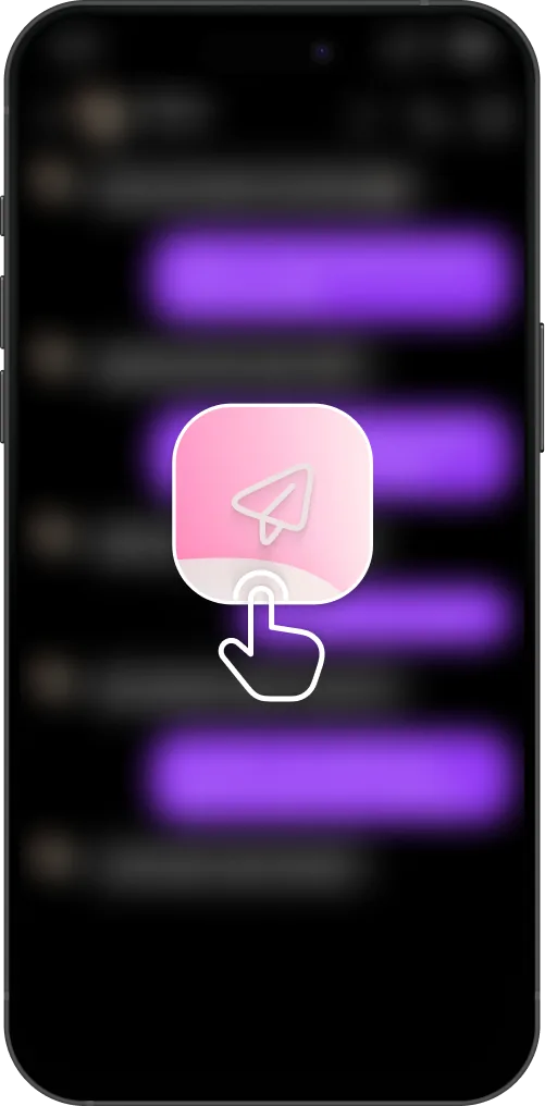 Écran de l'application Velvet — Envoie-la